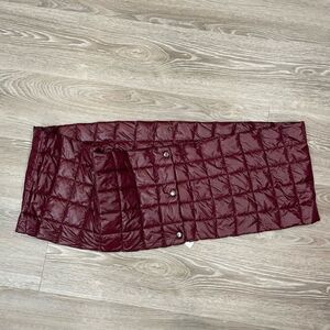 New Amazon Brand Square topstitching quilted scarf pufffer